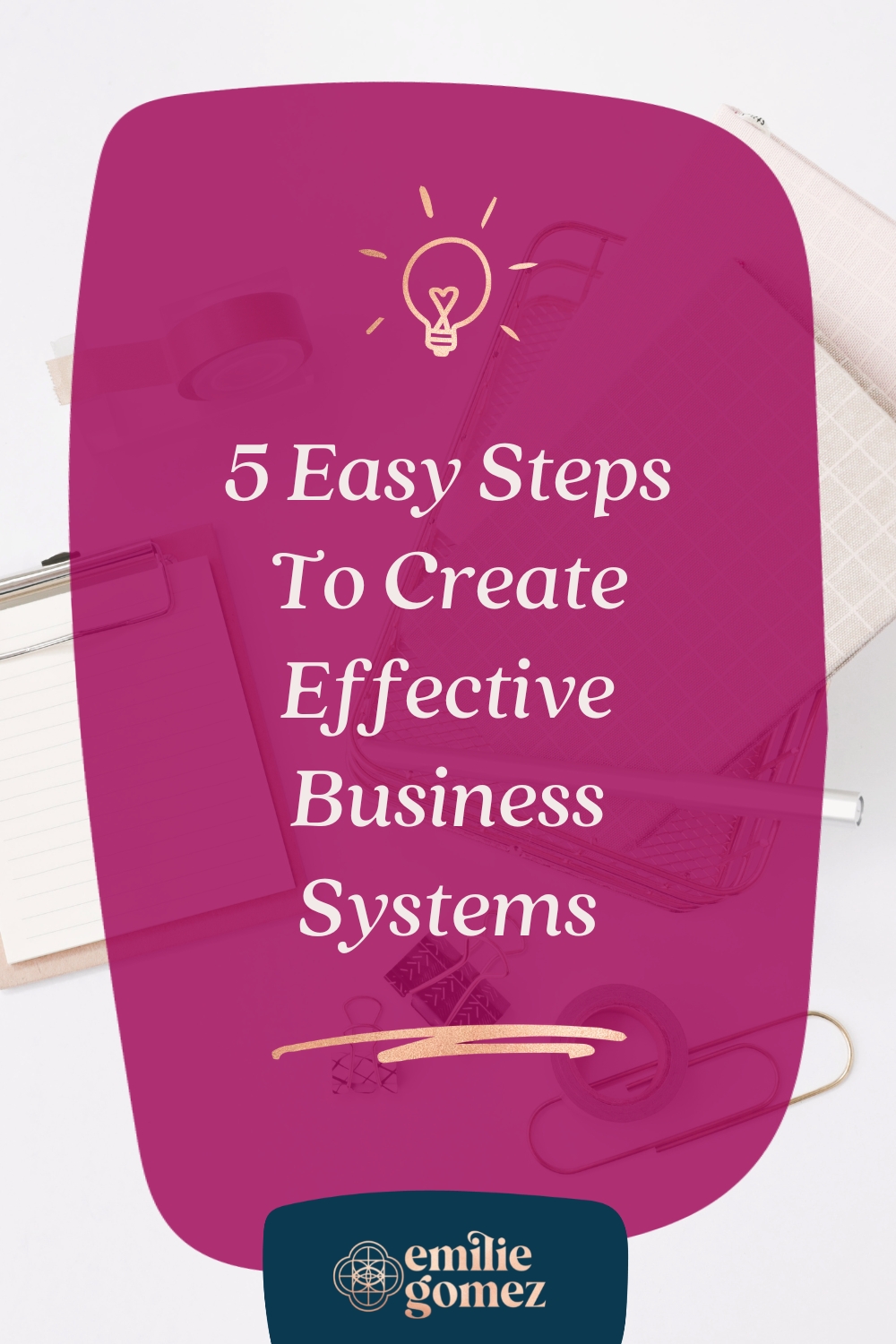 If you're a solopreneur, you know that running a business can be a lot of work. But what if there were a way to make things easier? Business systems can help! By setting up systems and processes, you can free up your time to focus on other aspects of your business. In this post, I’m sharing my easy 5-step hierarchy to create systems in your online business. Click through to learn more!