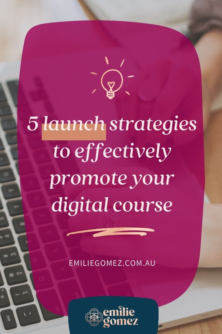 Launching is a popular marketing strategy because it can generate great results. However, they aren’t one size fits all. So let me share with you 5 launch strategies to effectively promote your offerings. #launch #marketing #onlinebusiness
