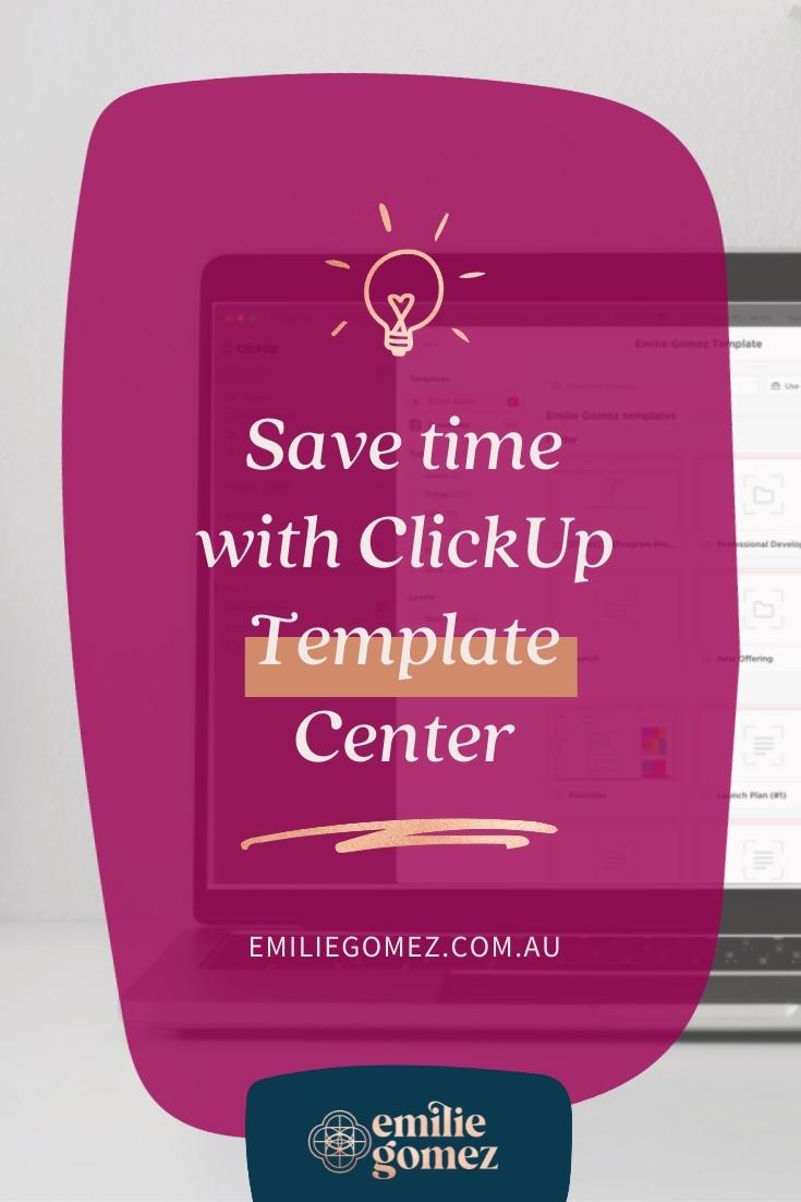 ClickUp is the BEST project management tool. It makes creating and managing templates for your business super easy with the Template Center. And templates are the best way to save time and be consistent. Watch this episode of the ClickUp Love Series to find out more. #clickup #smallbusiness #organiseyourbiz