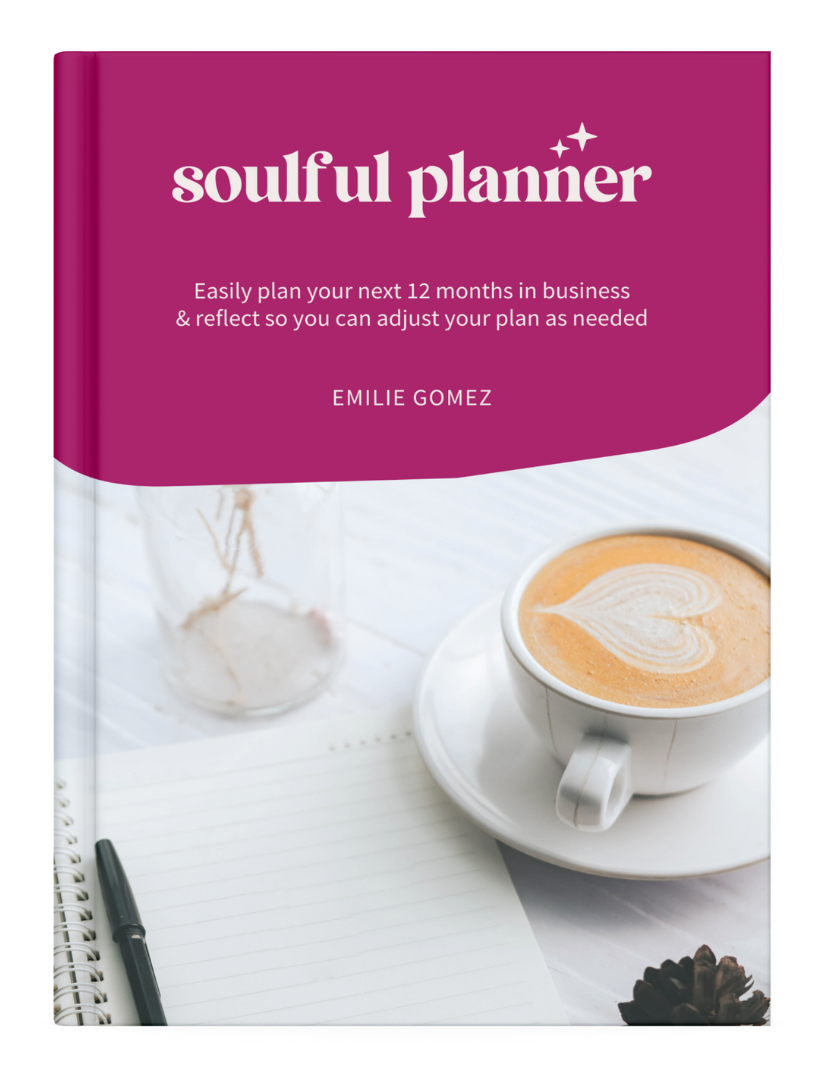 12-month Soulful Planner by Emilie Gomez