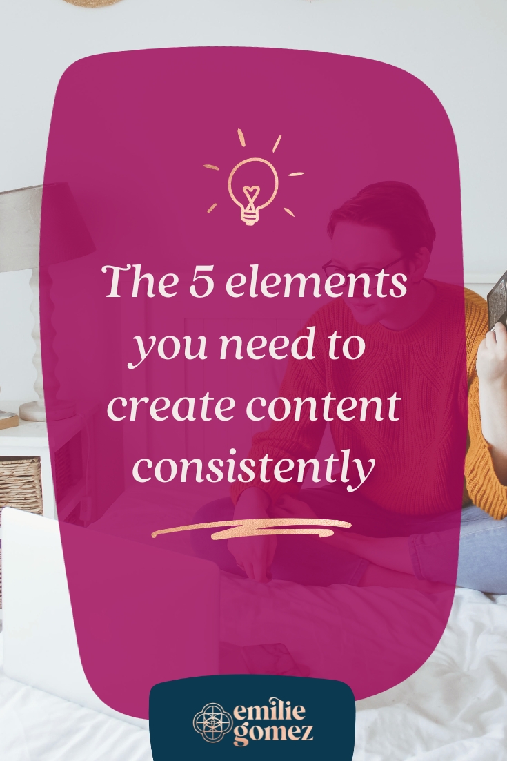 Content sharing is essential to creating awareness about you and your business. It’s a way to showcase your expertise and show people how you can help them. Content creation doesn’t need to be hard. Learn the five elements you need to create content consistently week after week. #onlinebusiness #entrepreneur #contentcreation
