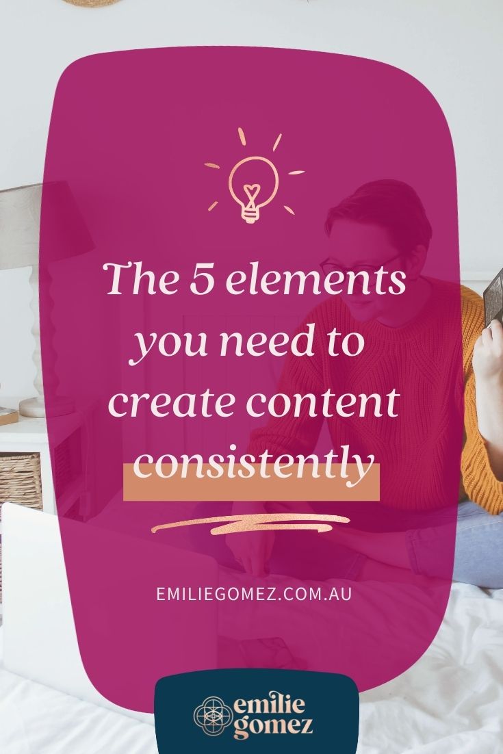 Content sharing is essential to creating awareness about you and your business. It’s a way to showcase your expertise and show people how you can help them. Content creation doesn’t need to be hard. Learn the five elements you need to create content consistently week after week. #onlinebusiness #entrepreneur #contentcreation
