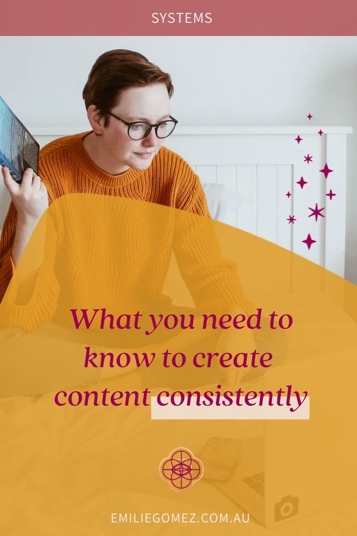 You know it: content creation is essential to raising awareness about your business and showcase your expertise. And yet, you’re unable to produce content consistently. It's because you don't have an easy way of doing it; it's more an afterthought. Read to learn the 5 elements that you’ll help you show up online consistently. #onlinebusiness #entrepreneur #contentcreation
