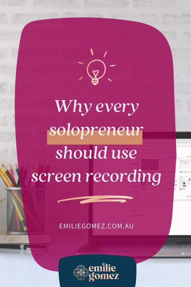 Screen recording isn’t just a great way to share something with your team. It’s also a must-have tool for solopreneurs. And guess what? ClickUp has its own screen recorder!
In this episode, I share why screen recording is a must-have tool even for solopreneur and why ClickUp is better than other tools. Watch to find out more and how to use ClickUp clip recorder in your business. #clickup #solopreneur #smallbusiness #sop